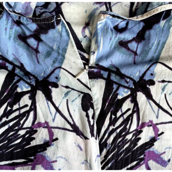 Simply Vera by Vera Wang Women's Sleeveless Blue Tie Dye Tunic Top Size M. - Picture 5 of 6